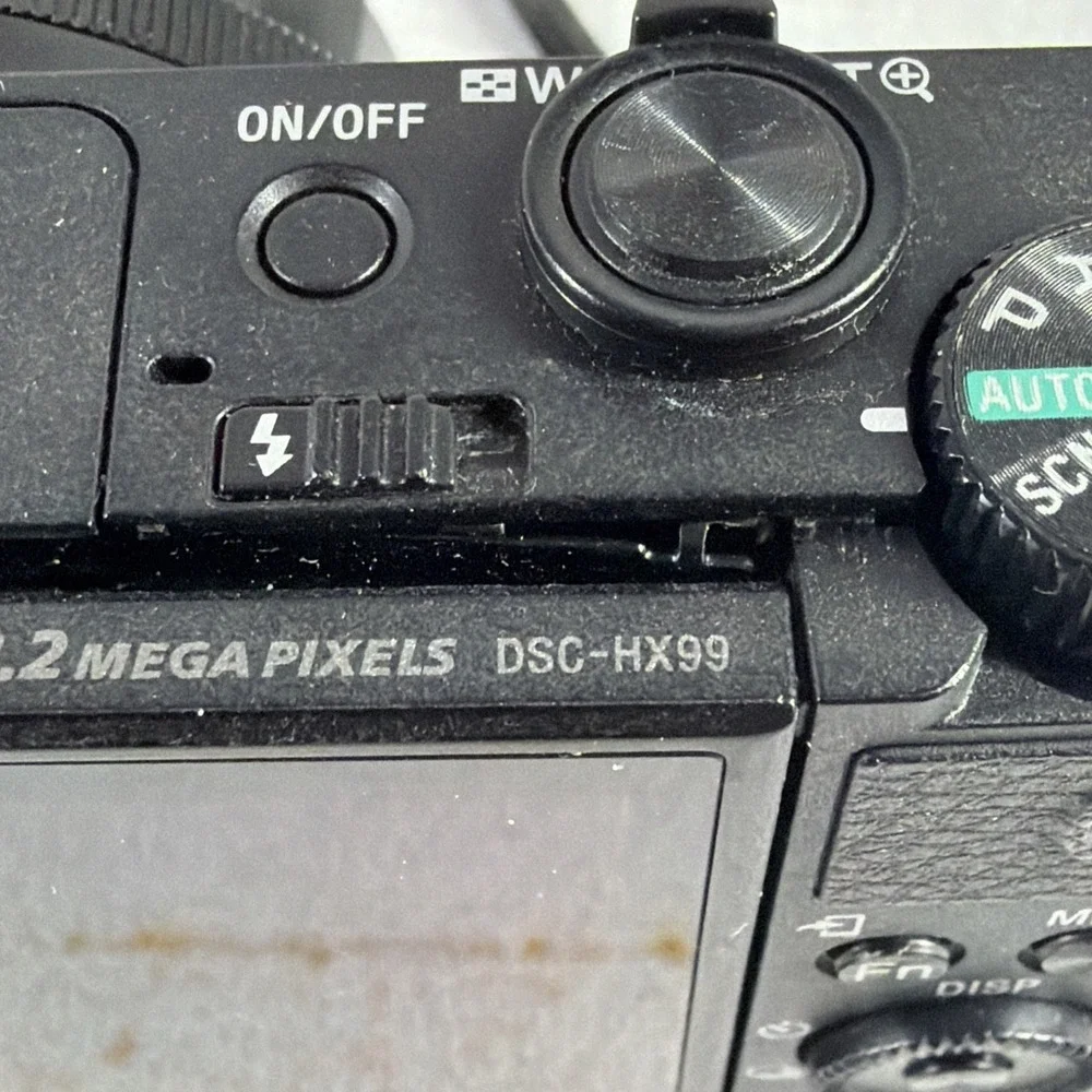 Sony DSC-HX99 18.2MP 4K Digital Camera For Parts Repair New Battery Charger